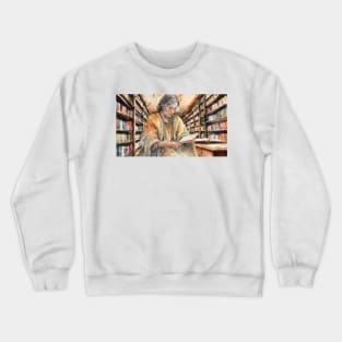 Retro Library Crewneck Sweatshirt